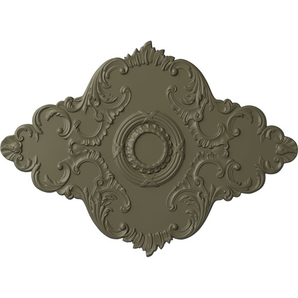 Ekena Millwork Piedmont Ceiling Medallion (Canopies up to 6 1/2"), 67 1/8"W x 48 5/8"H x 1 7/8"P, Spartan Stone CM67PESSF - main